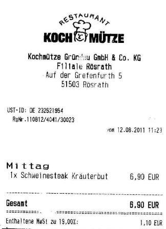 ihid Hffner Kochmtze Restaurant